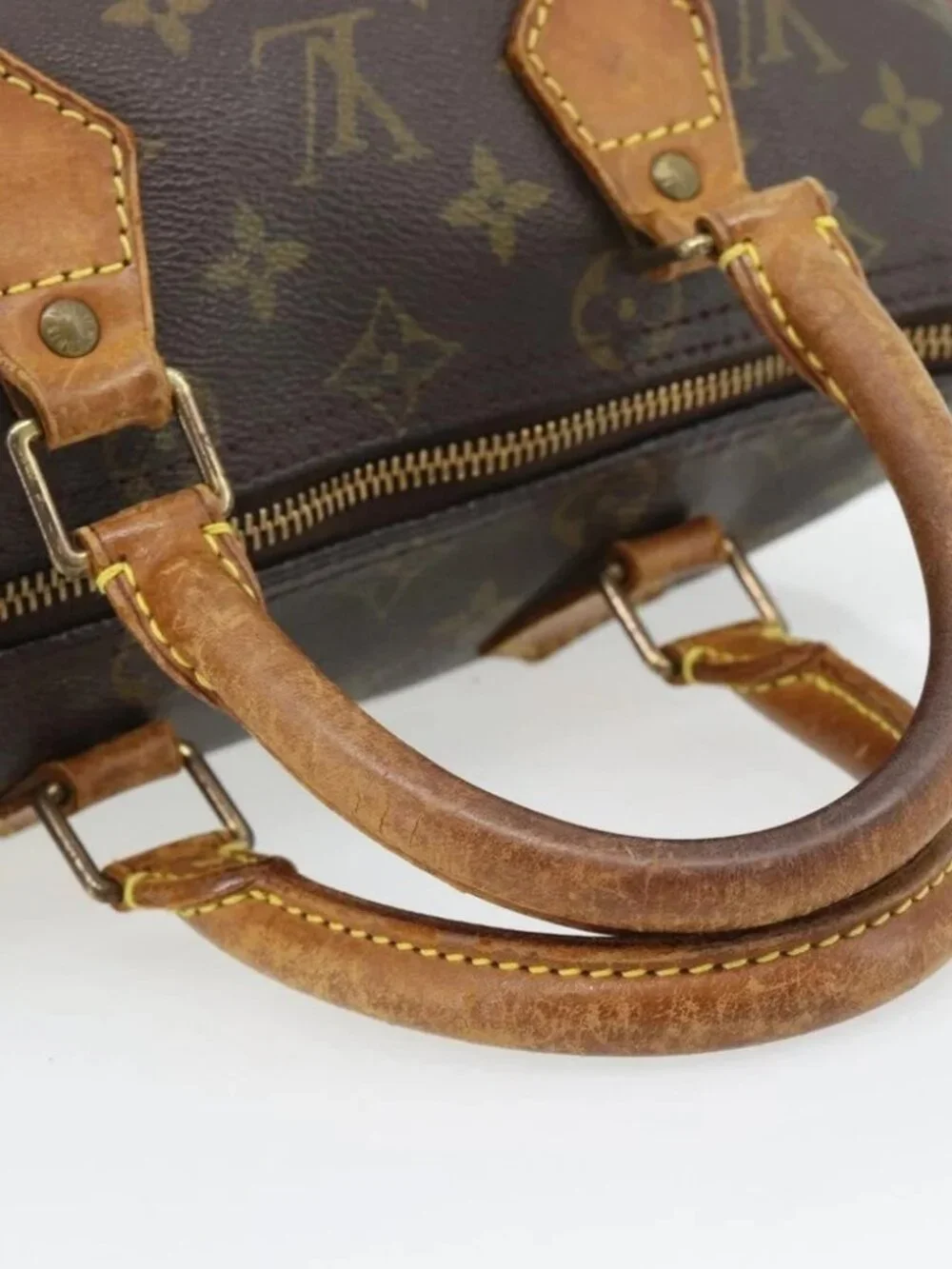 LOUIS VUITTON Monogram Speedy 25 Hand Bag M41528 LV Auth 180770